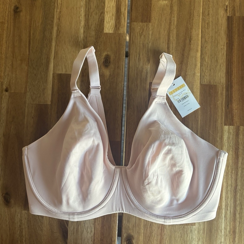 DELIMIRA Full Coverage Bra Underwire Size 36 #W732 Gentle Rose NOT PADDED NWT